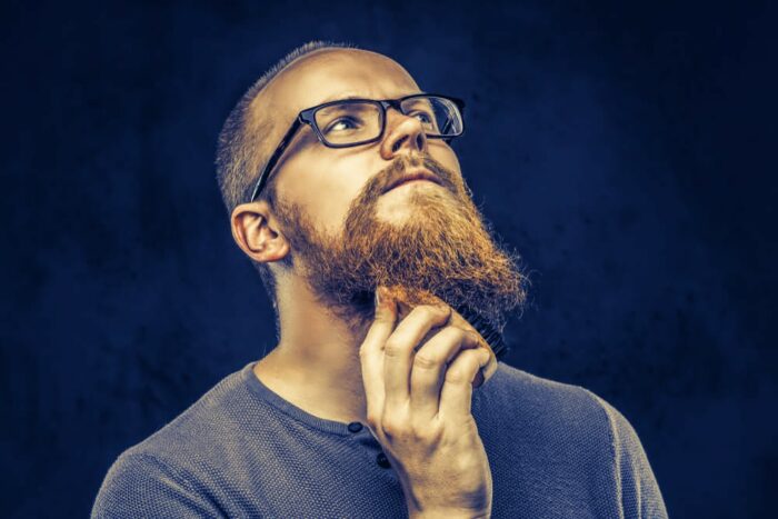 Bartbürste bei langen Bart
