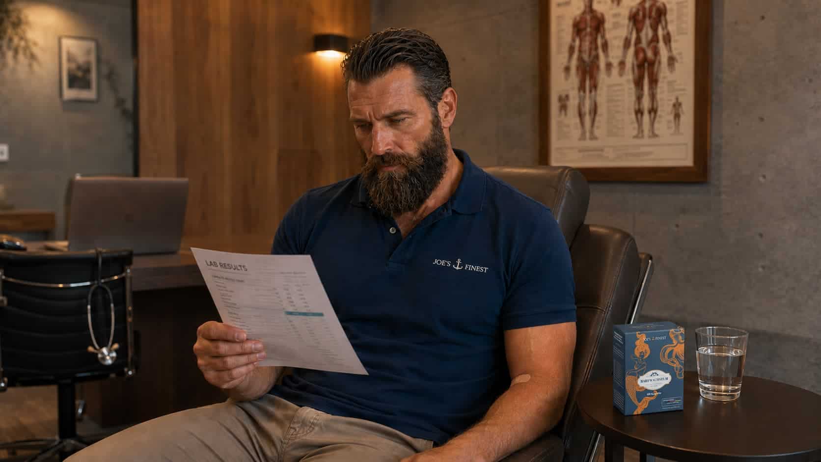 Biotin Bart und Schilddrüse – Bluttest mit Joe's Finest Kapseln