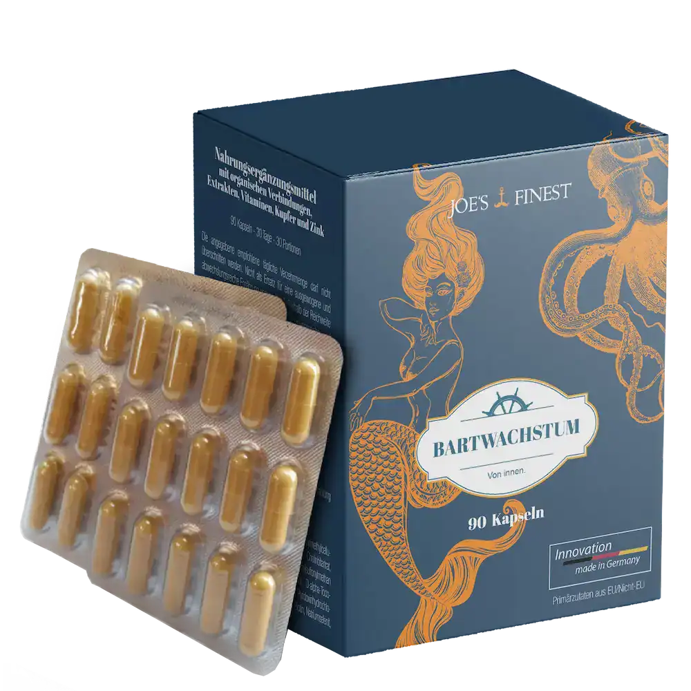 Joe's Finest Bartwuchsmittel Kapseln